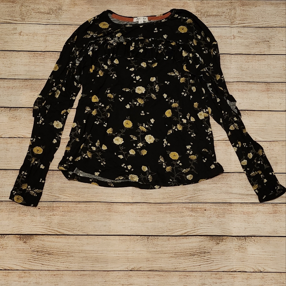 Skylar and Jade Floral Long Sleeve